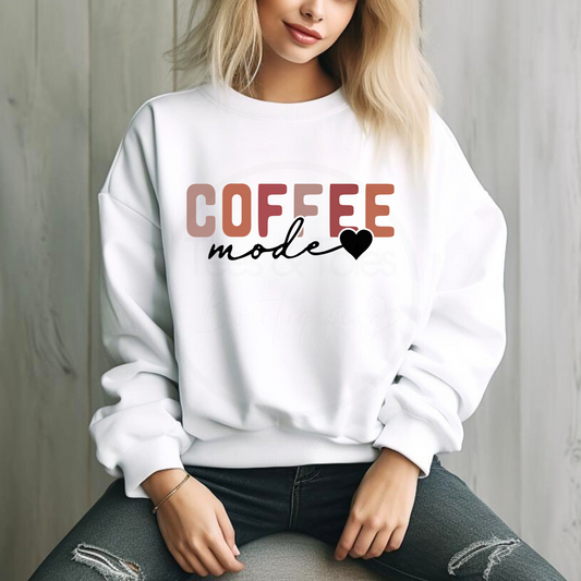 Coffee Mode Sweatshirt - Adult