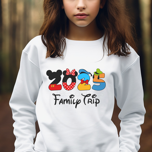 Family Trip - 2025 Child Sweatshirt