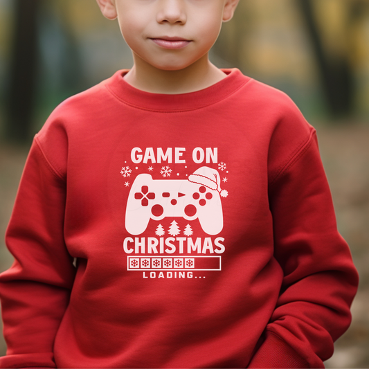 Christmas Gaming Sweatshirt - Childrens Sweatshirt