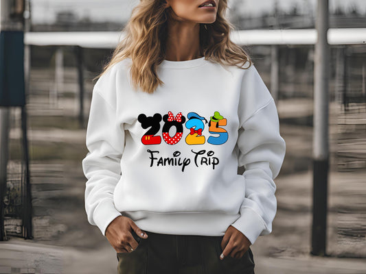 Family Trip - 2025 Adult Sweatshirt