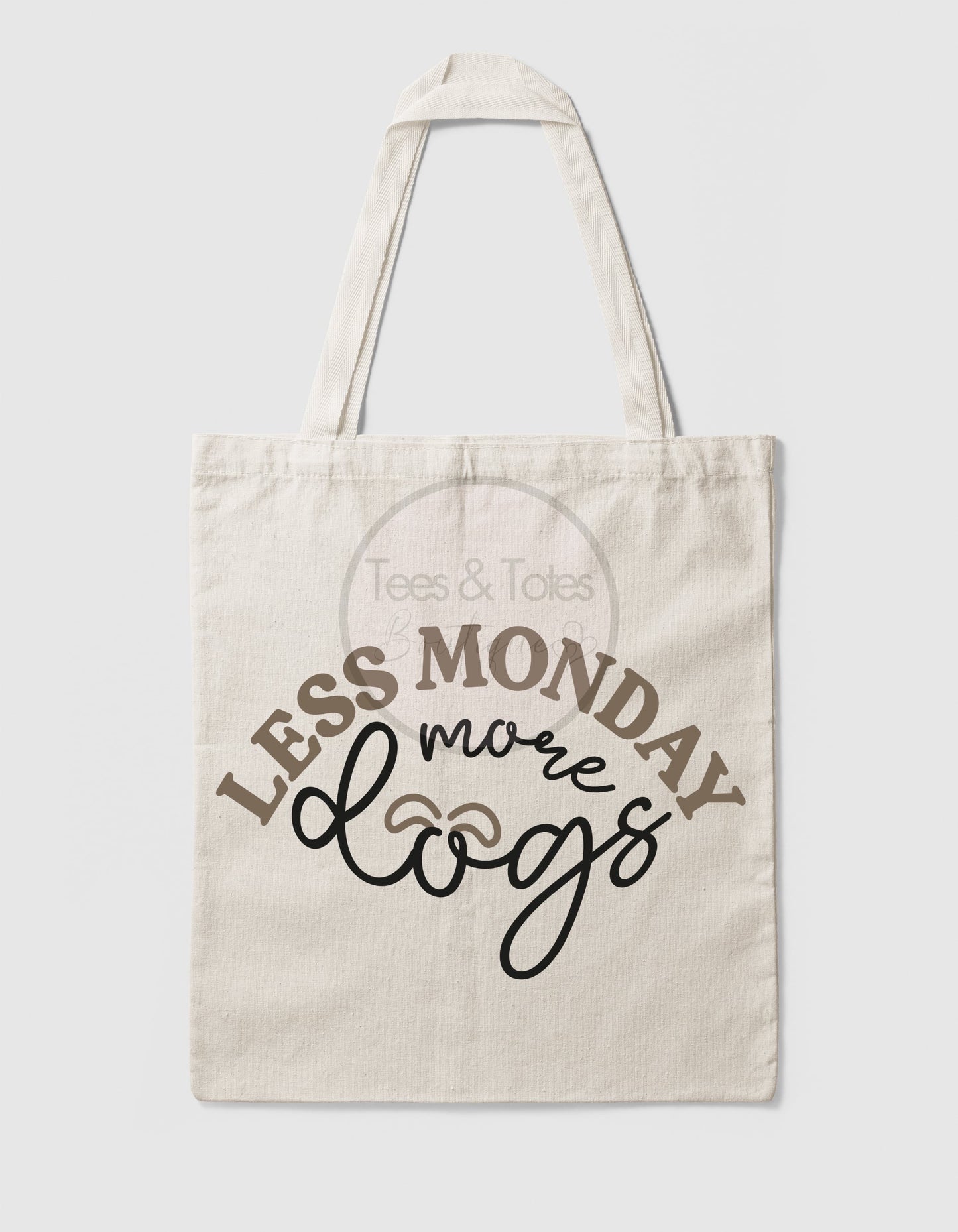 Less Monday, more dogs - Tote Bag