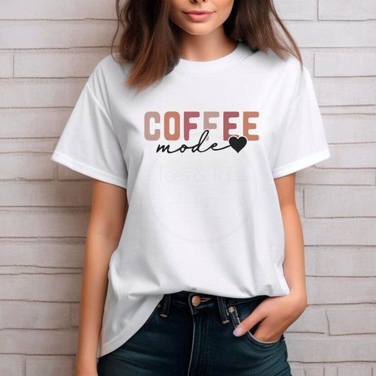 Coffee Mode TShirt - Adult