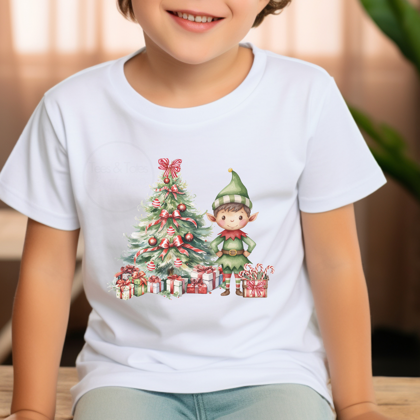 Elf Christmas Tshirt - Child