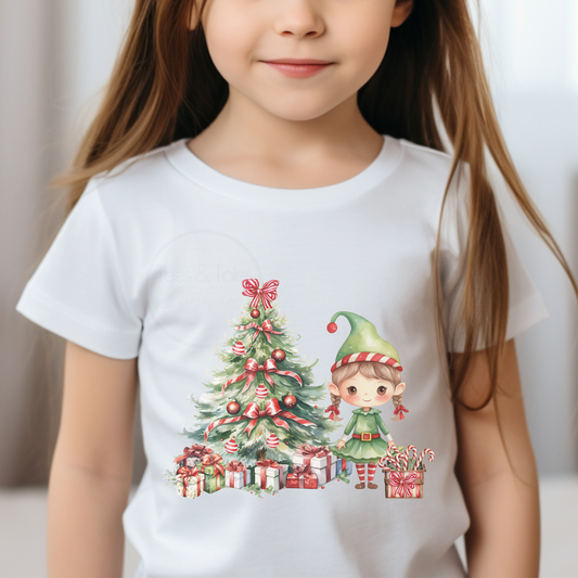 Elf Christmas Tshirt - Child