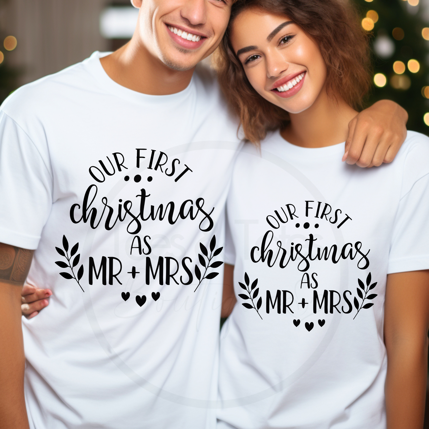 Christmas Matching - Tee Mr & Mrs