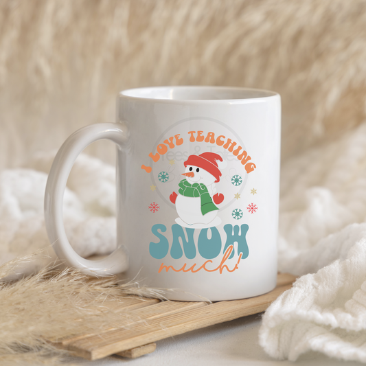 I Love Teaching Christmas Mug